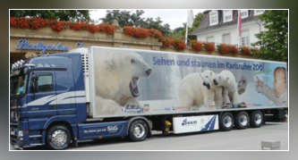 lkw karslruher zoo, seitlich lkw karslruher zoo, seitlich
